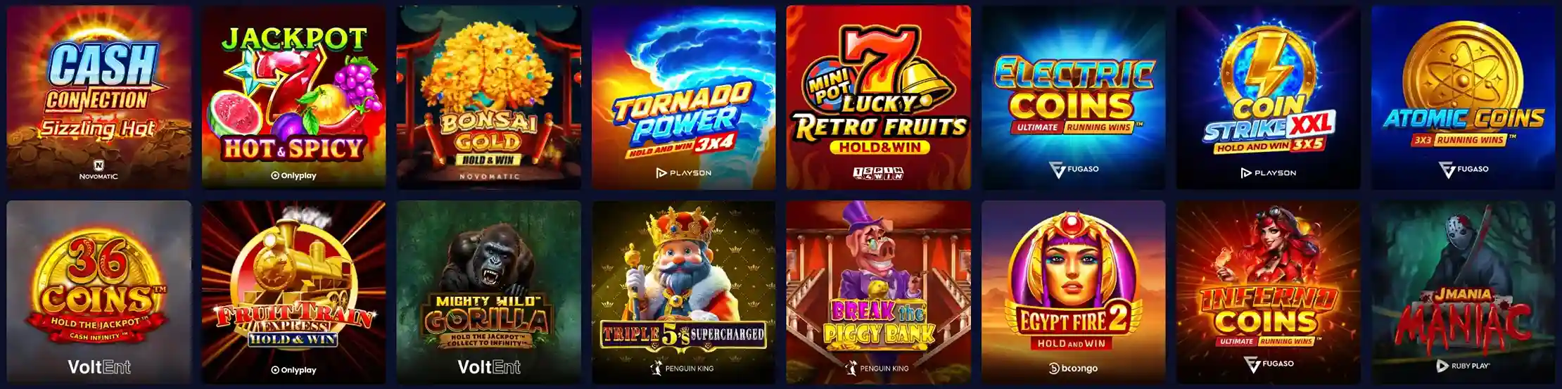 Jeux à jackpot progressif et grands gains sur Betory Casino